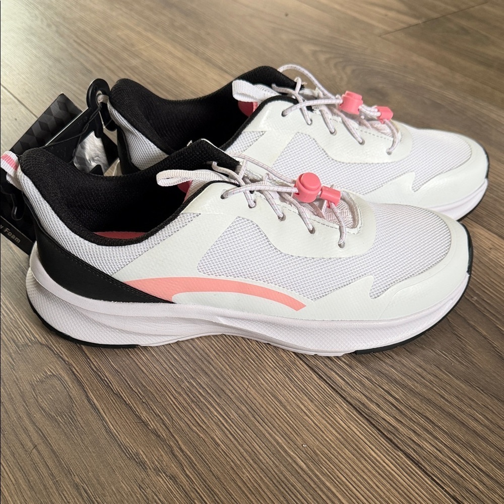 Athletic Works White and Pink Women's Sneakers